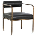 C¨®moda individual madera flotante, cuero desgastado