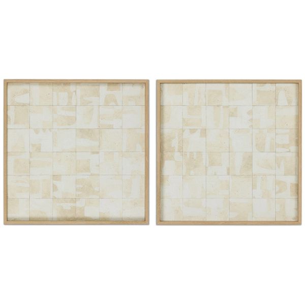 Mueble recibidor madera flotante, cuero desgastado