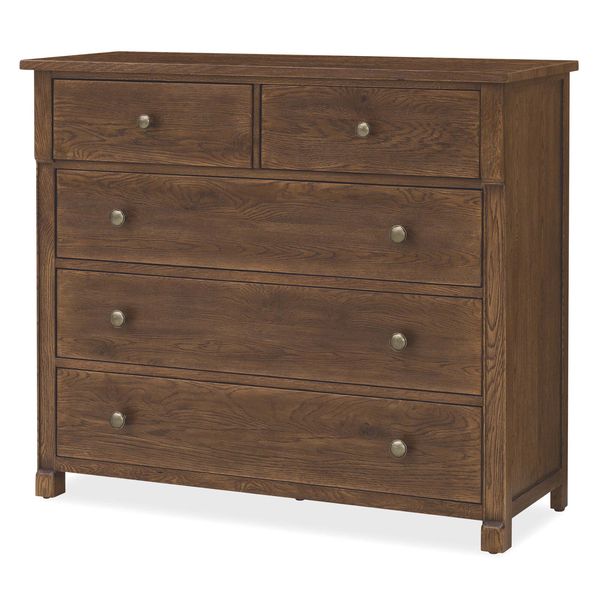 Mesa de comedor redonda con pedestal Charleston, cerezo negro