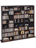 Torre Multimedia con Veinticuatro Compartimentos para CD, DVD, Libros y Colecciones