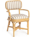 Silla decorativa alta piel Havana, halc¨®n nieve