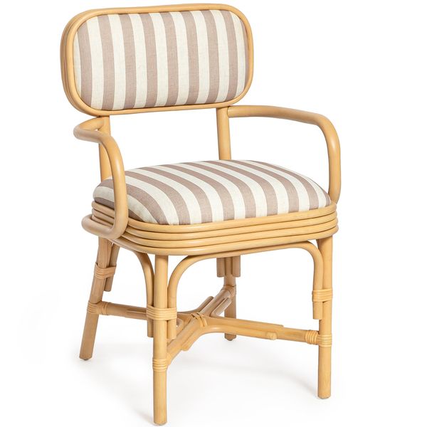 Silla decorativa alta piel Havana, halc¨®n nieve